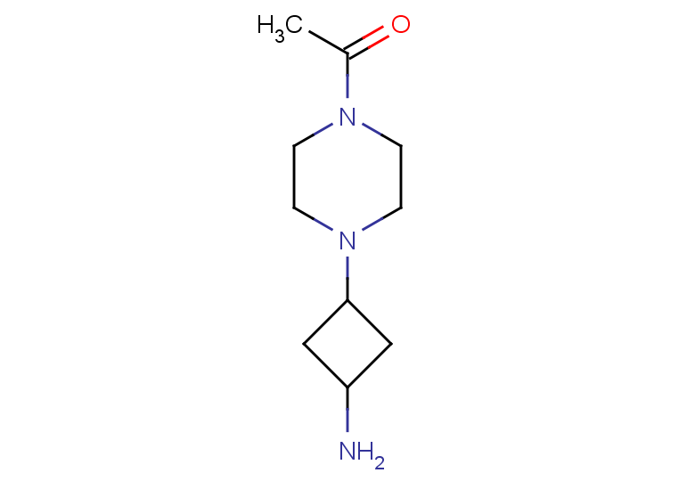 1-[4-(3-aminocyclobutyl)piperazin-1-yl]ethan-1-one