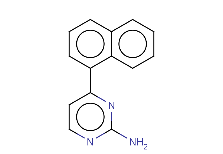 4-(naphthalen-1-yl)pyrimidin-2-amine