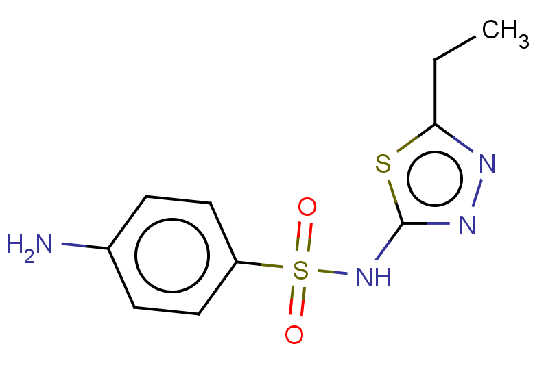 4-amino-N-(5-ethyl-1,3,4-thiadiazol-2-yl)benzene-1-sulfonamide