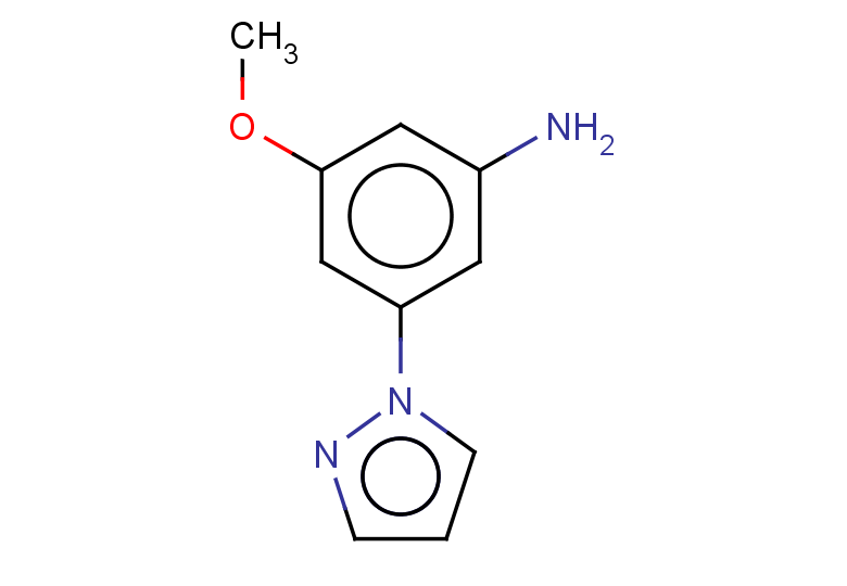 3-methoxy-5-(1H-pyrazol-1-yl)aniline