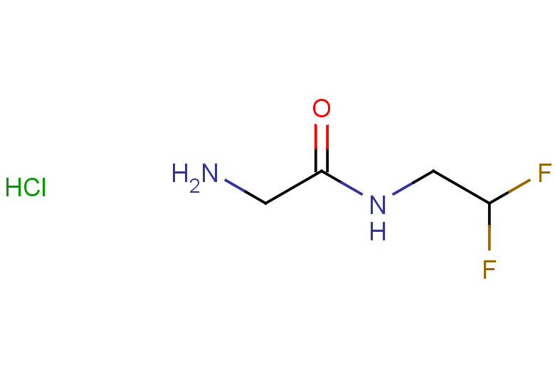2-amino-N-(2,2-difluoroethyl)acetamide hydrochloride