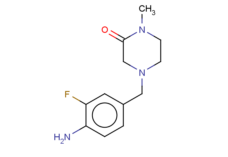 4-[(4-amino-3-fluorophenyl)methyl]-1-methylpiperazin-2-one