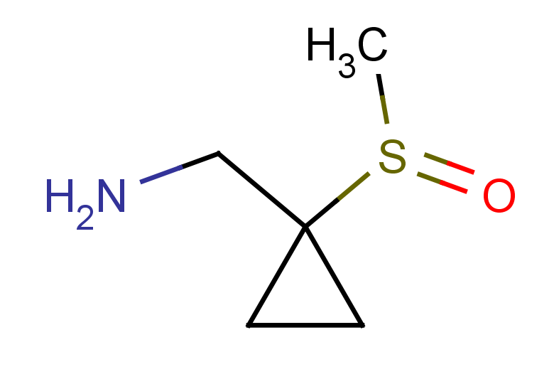 1-(1-methanesulfinylcyclopropyl)methanamine