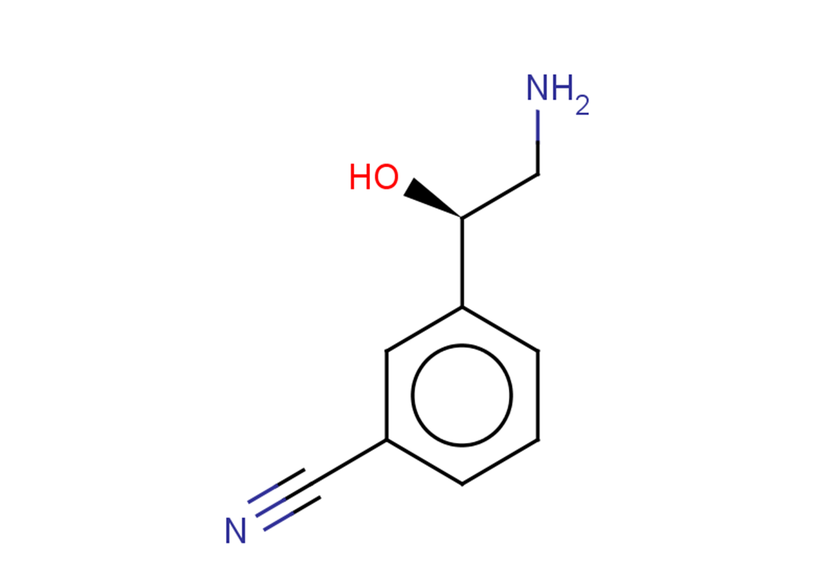 3-[(1R)-2-amino-1-hydroxyethyl]benzonitrile