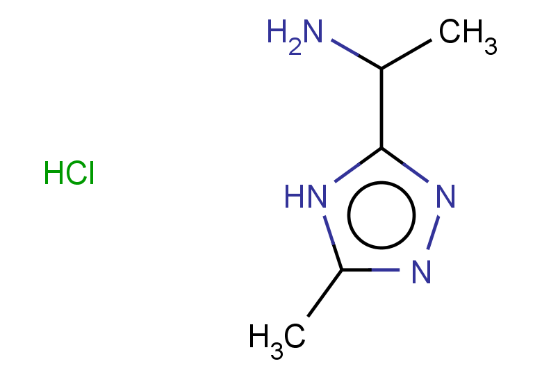 1-(5-methyl-4H-1,2,4-triazol-3-yl)ethan-1-amine hydrochloride