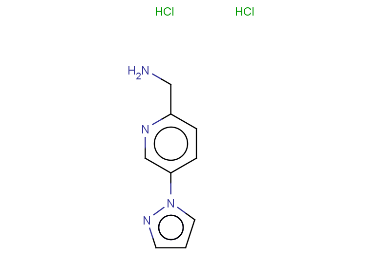 1-[5-(1H-pyrazol-1-yl)pyridin-2-yl]methanamine dihydrochloride