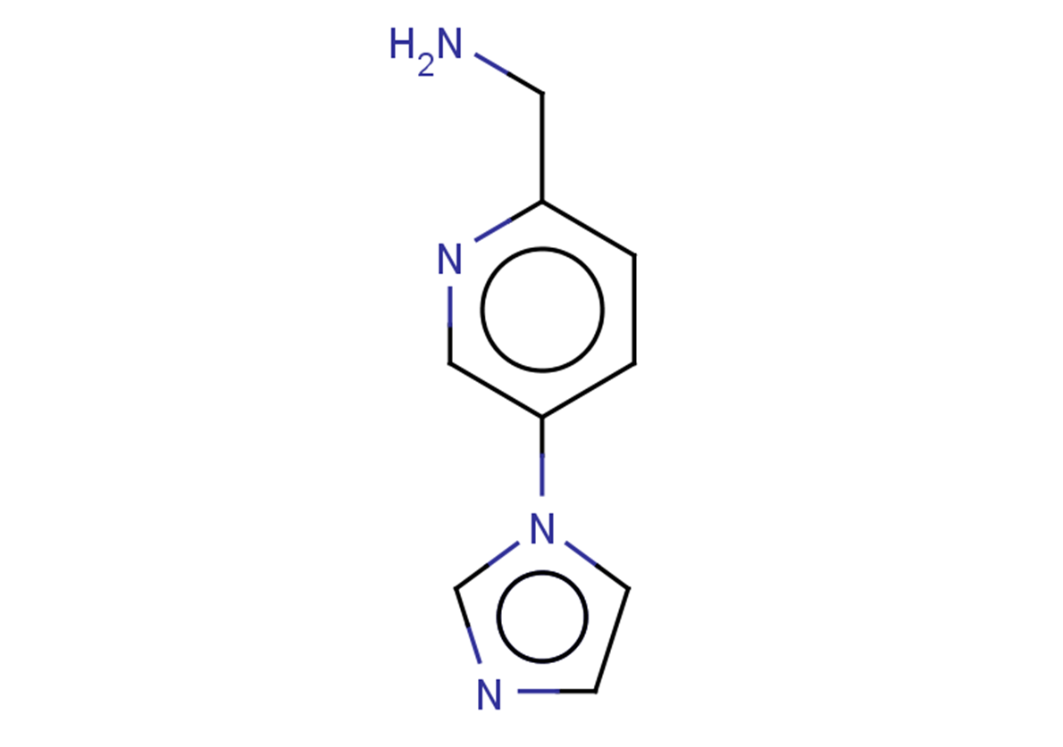 [5-(1H-imidazol-1-yl)pyridin-2-yl]methanamine