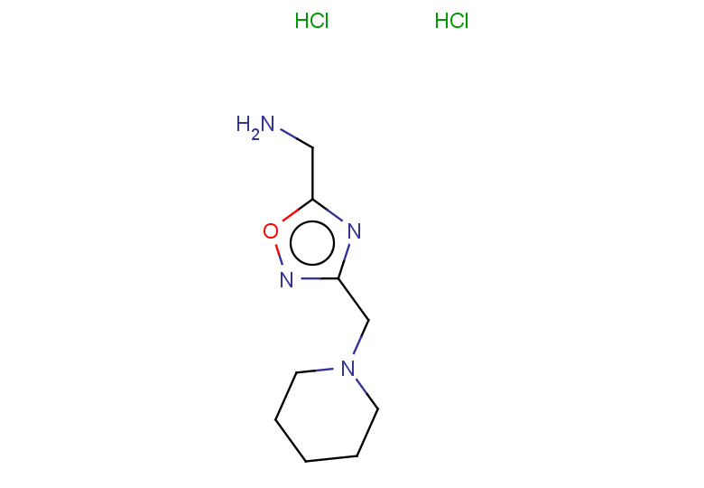 [3-(piperidin-1-ylmethyl)-1,2,4-oxadiazol-5-yl]methanamine dihydrochloride