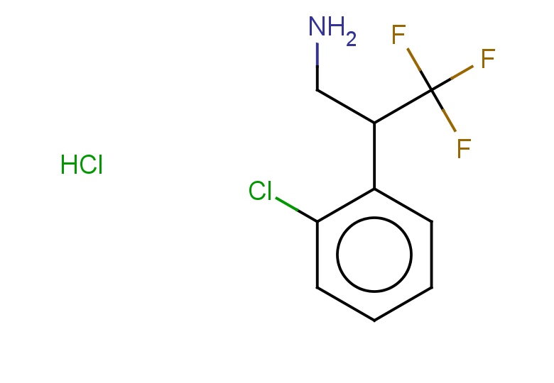 2-(2-chlorophenyl)-3,3,3-trifluoropropan-1-amine hydrochloride