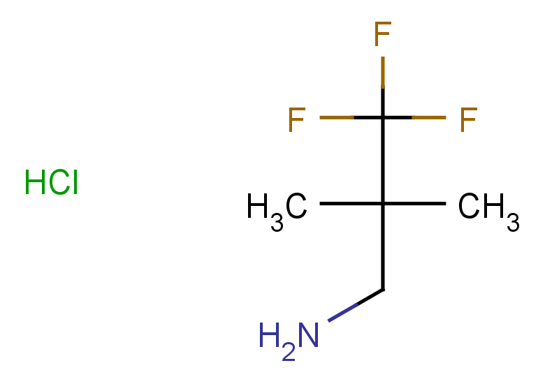 3,3,3-trifluoro-2,2-dimethylpropan-1-amine hydrochloride