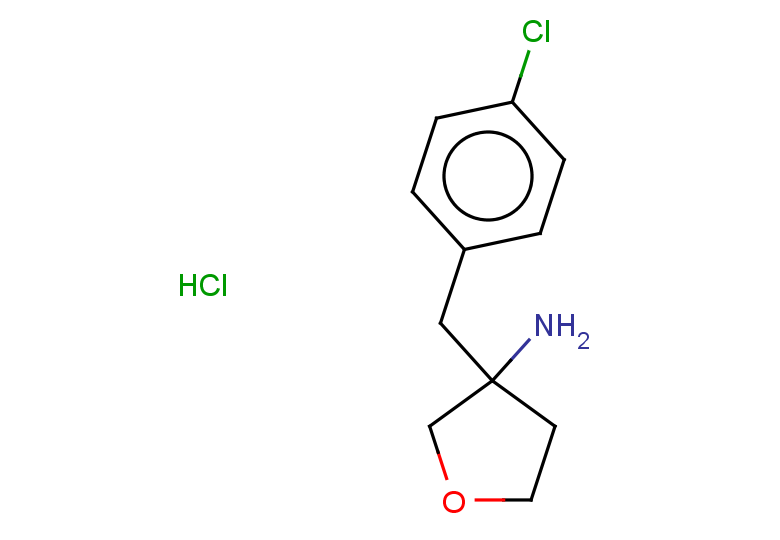 3-[(4-chlorophenyl)methyl]oxolan-3-amine hydrochloride