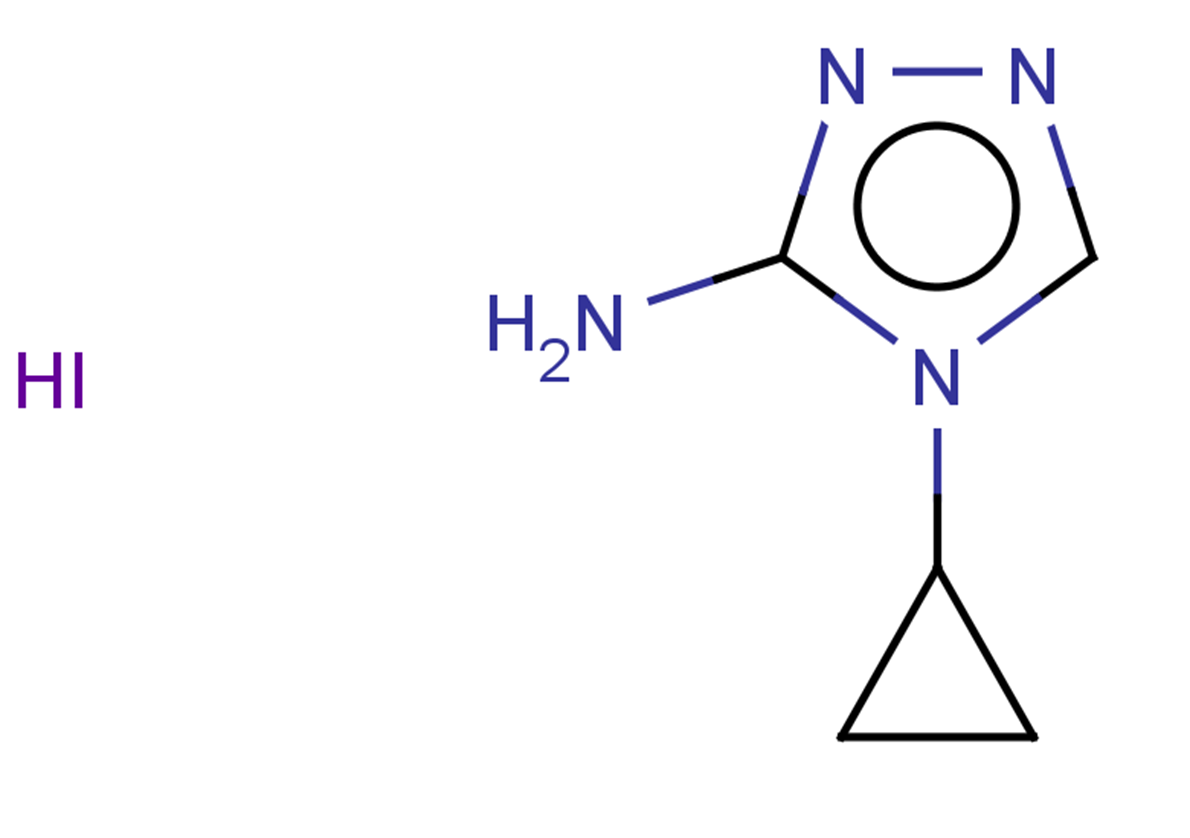 4-cyclopropyl-4H-1,2,4-triazol-3-amine hydroiodide