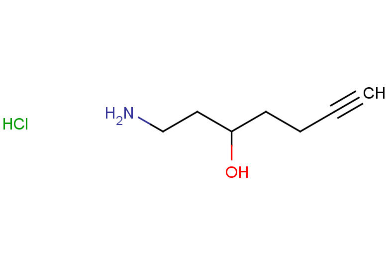 1-aminohept-6-yn-3-ol hydrochloride