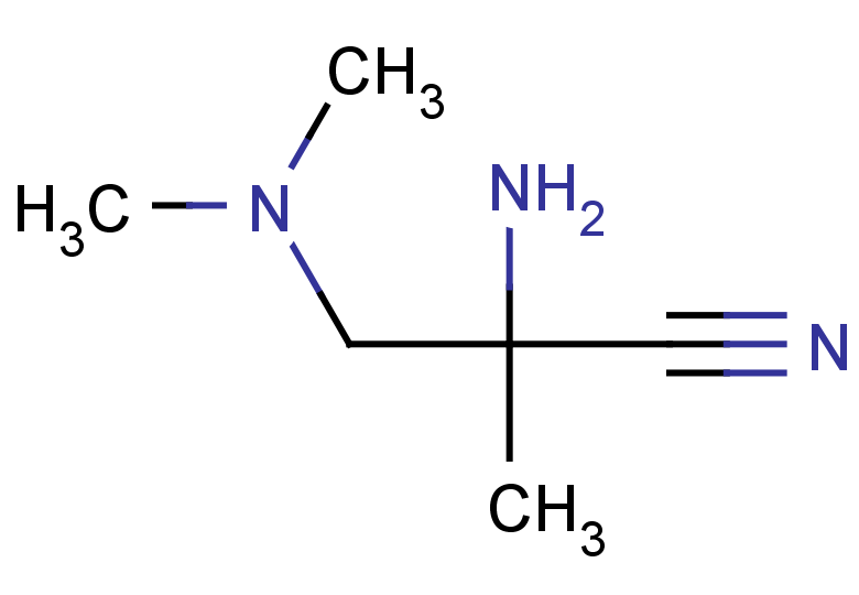 2-amino-3-(dimethylamino)-2-methylpropanenitrile