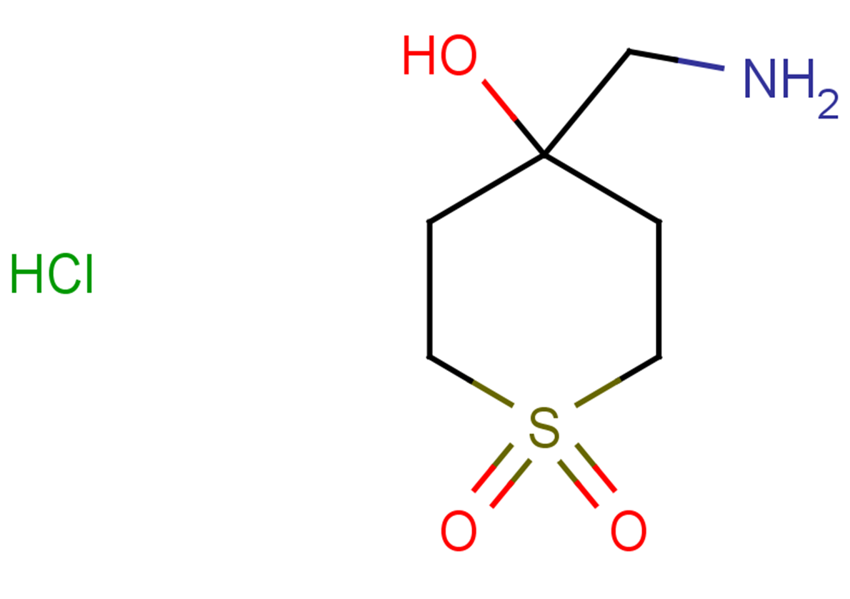 4-(aminomethyl)-4-hydroxy-1lambda6-thiane-1,1-dione hydrochloride