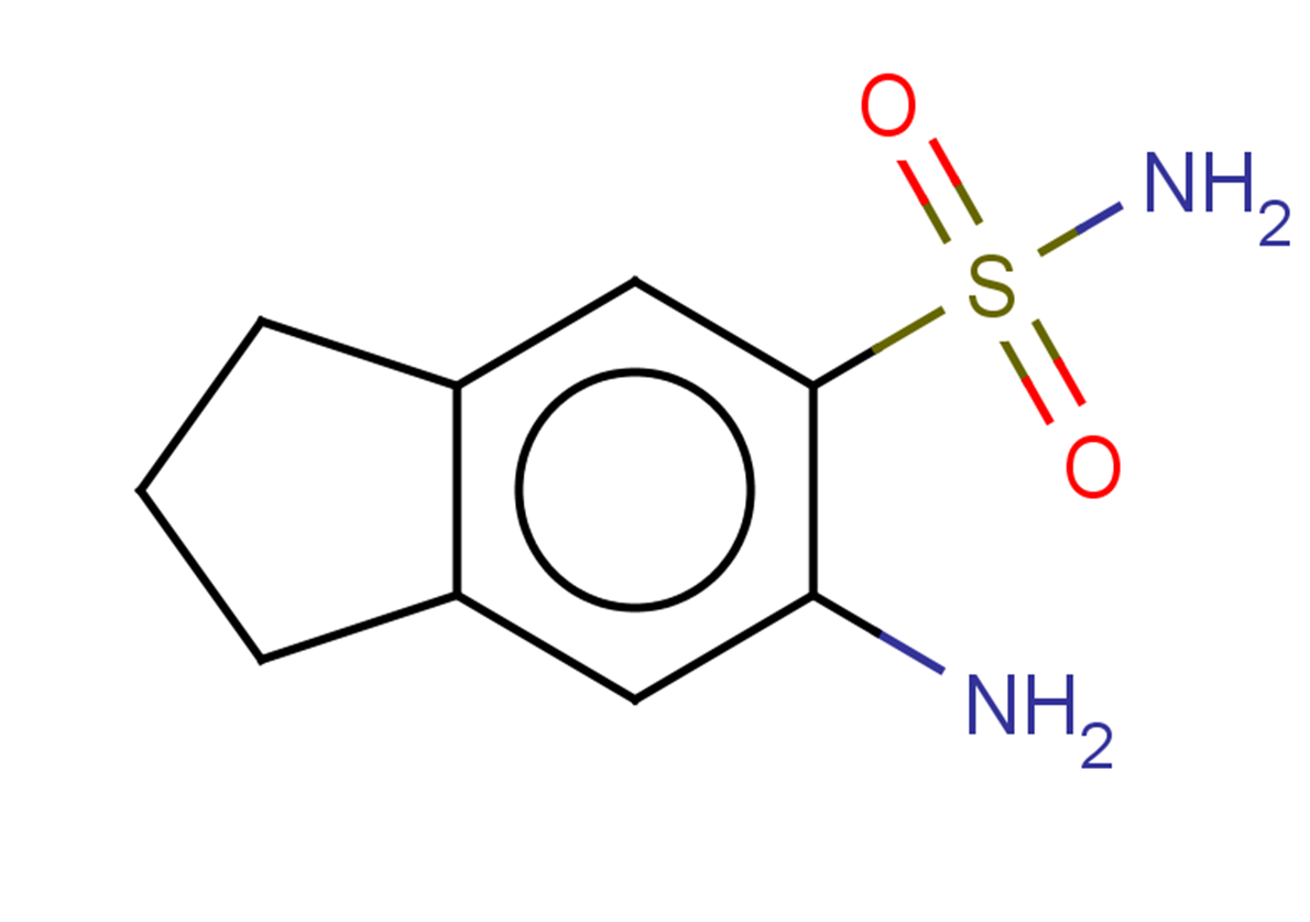 6-amino-2,3-dihydro-1H-indene-5-sulfonamide