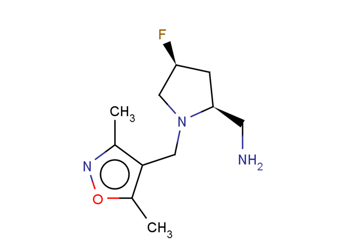 {[4-fluoro-1-[(1-methyl-1H-pyrazol-5-yl)methyl]pyrrolidin-2-yl]methyl}(methyl)amine