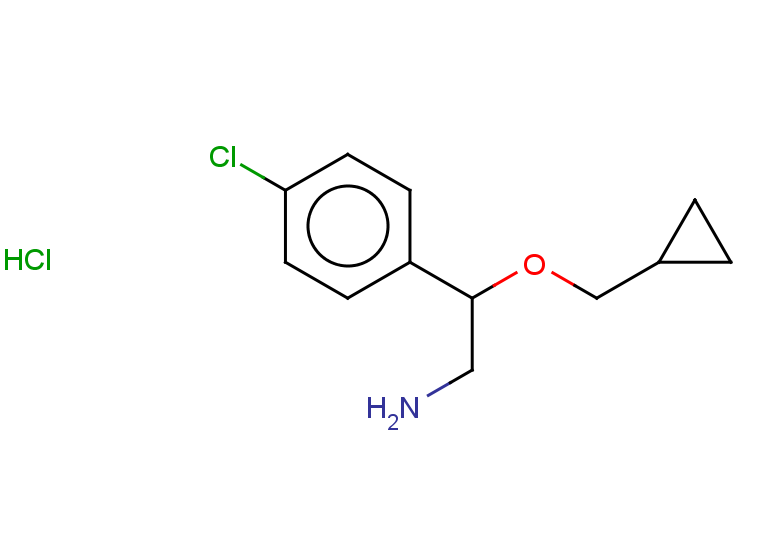 2-(4-chlorophenyl)-2-(cyclopropylmethoxy)ethan-1-amine hydrochloride