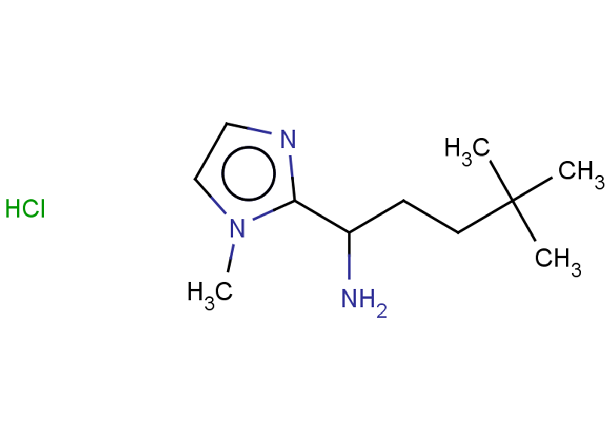 4,4-dimethyl-1-(1-methyl-1H-imidazol-2-yl)pentan-1-amine hydrochloride