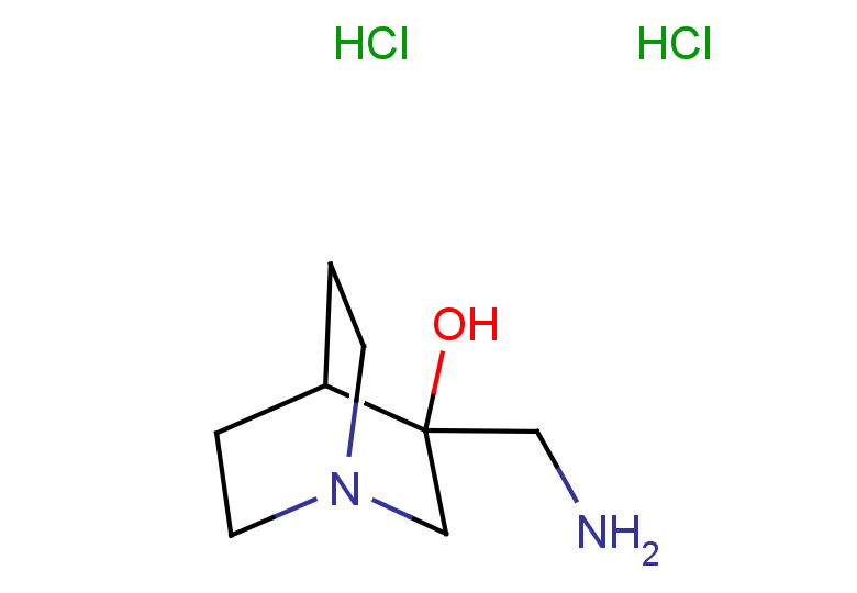 3-(aminomethyl)-1-azabicyclo[2.2.2]octan-3-ol dihydrochloride