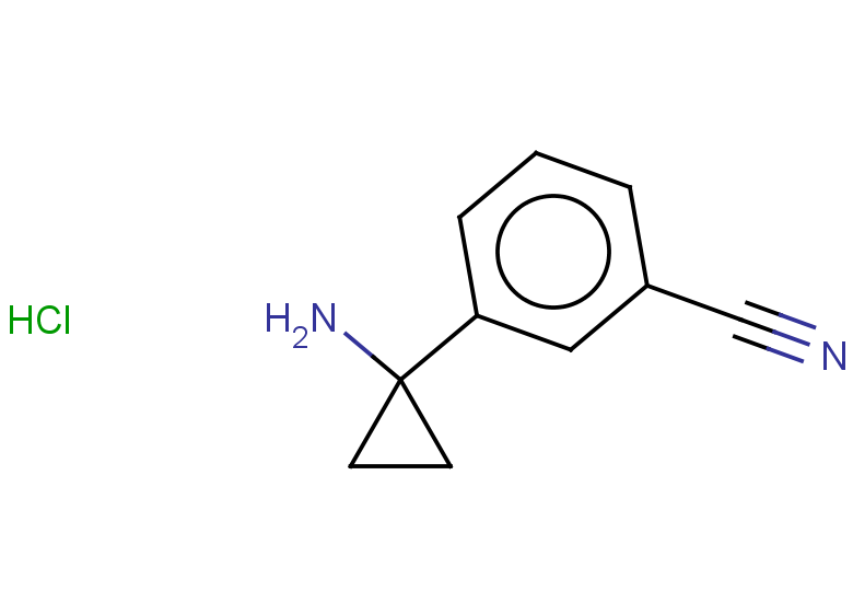 3-(1-aminocyclopropyl)benzonitrile hydrochloride