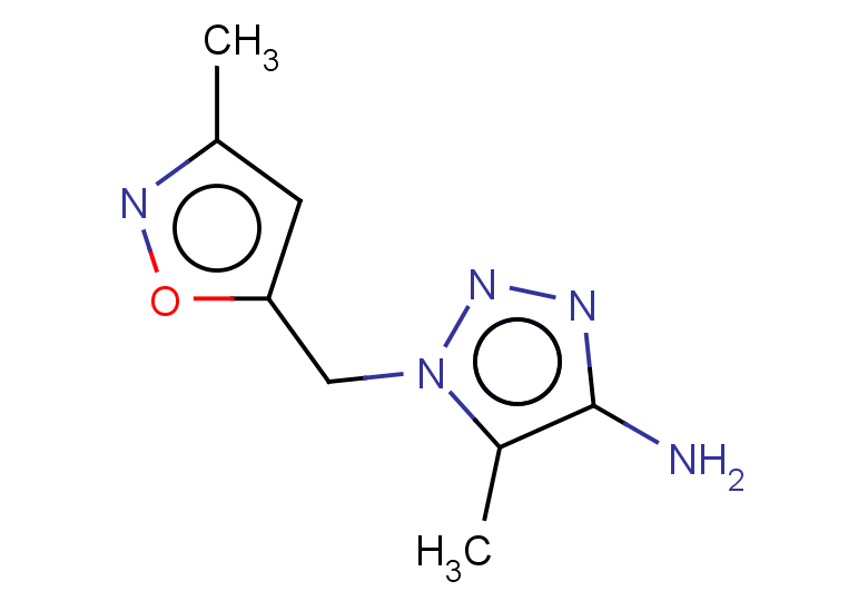 5-methyl-1-[(3-methyl-1,2-oxazol-5-yl)methyl]-1H-1,2,3-triazol-4-amine
