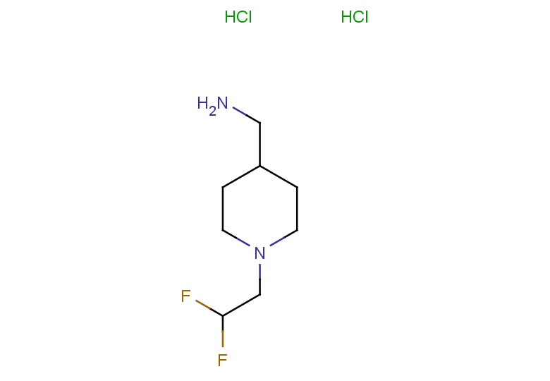 [1-(2,2-difluoroethyl)piperidin-4-yl]methanamine dihydrochloride