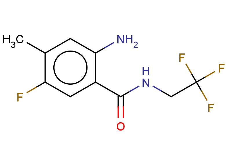 2-amino-5-fluoro-4-methyl-N-(2,2,2-trifluoroethyl)benzamide