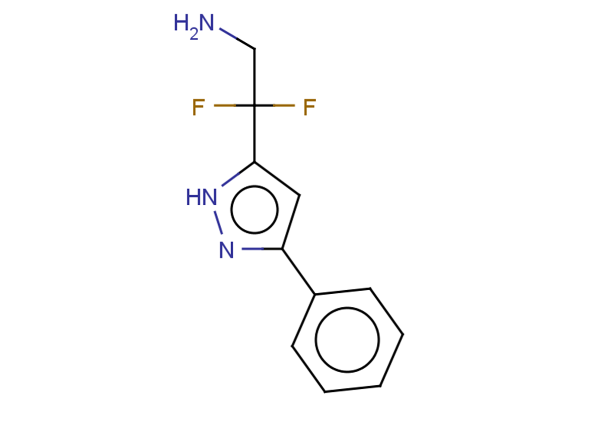 2,2-difluoro-2-(3-phenyl-1H-pyrazol-5-yl)ethan-1-amine