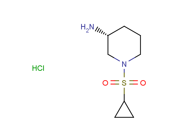 (3R)-1-(cyclopropanesulfonyl)piperidin-3-amine hydrochloride