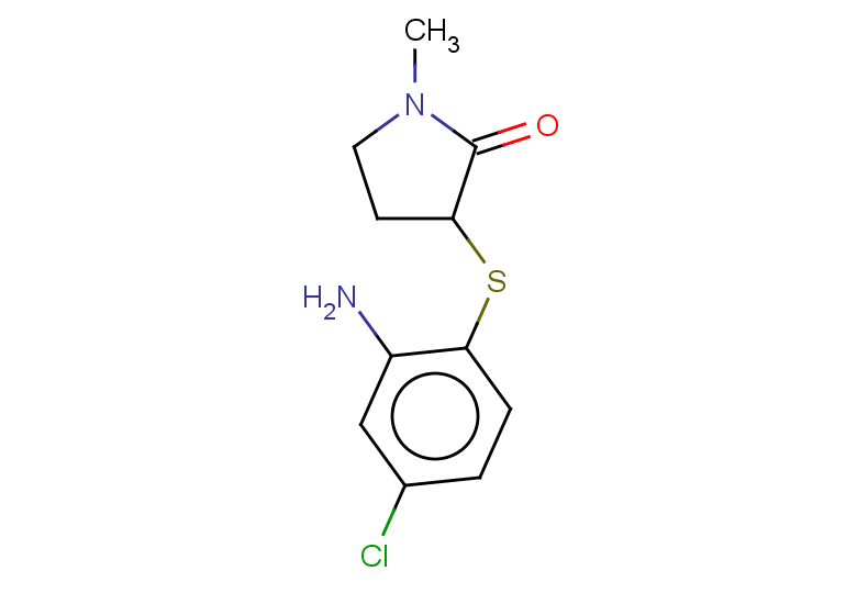 3-[(2-amino-4-chlorophenyl)sulfanyl]-1-methylpyrrolidin-2-one