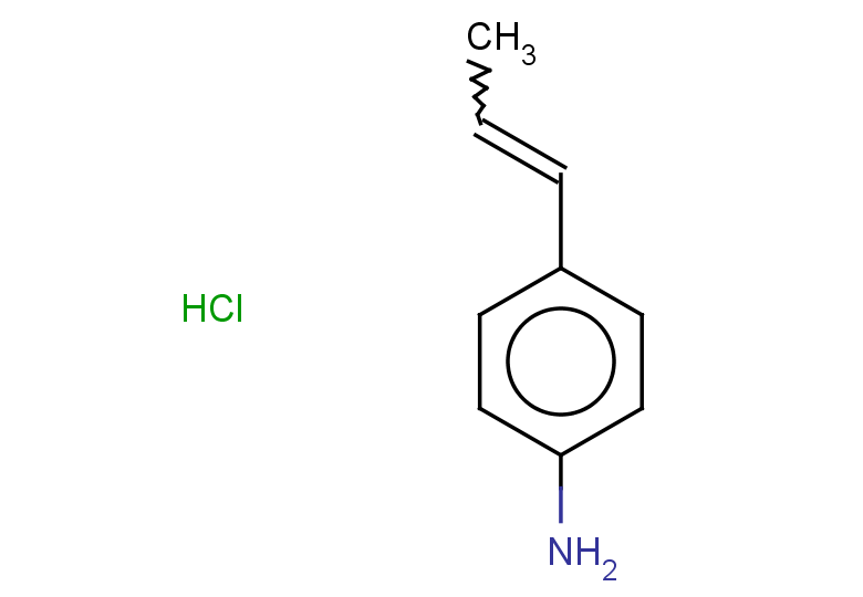 4-(prop-1-en-1-yl)aniline hydrochloride