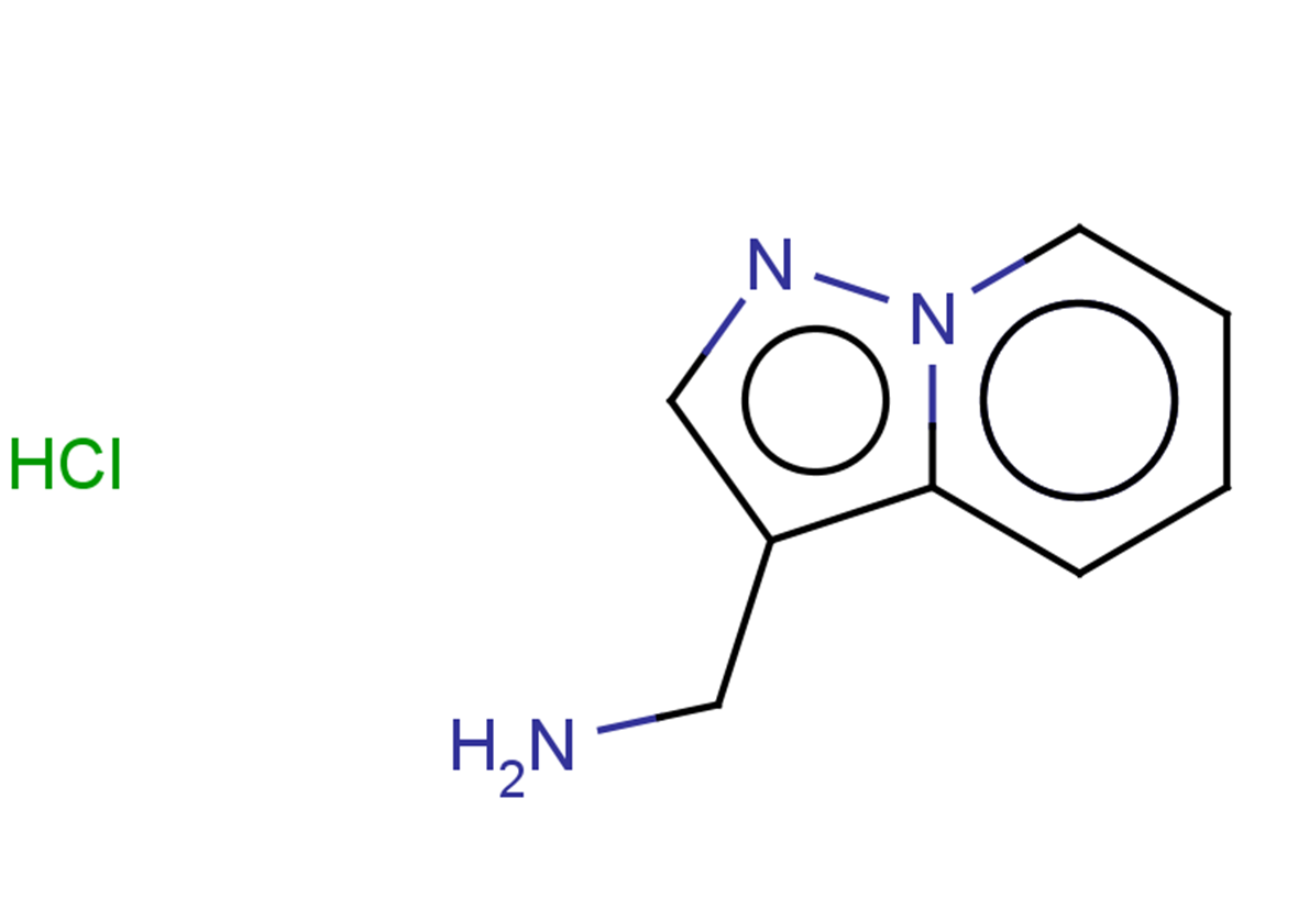 {pyrazolo[1,5-a]pyridin-3-yl}methanamine hydrochloride