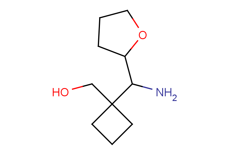 {1-[amino(oxolan-2-yl)methyl]cyclobutyl}methanol