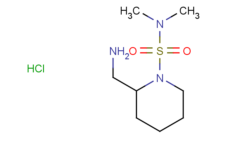 2-(aminomethyl)-N,N-dimethylpiperidine-1-sulfonamide hydrochloride