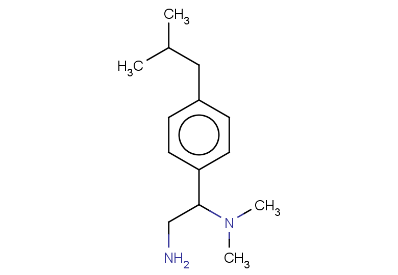 {2-amino-1-[4-(2-methylpropyl)phenyl]ethyl}dimethylamine