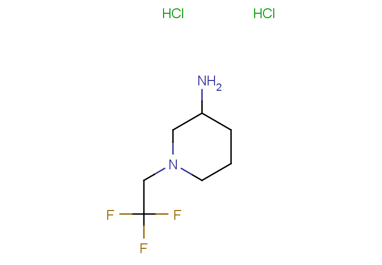 1-(2,2,2-trifluoroethyl)piperidin-3-amine dihydrochloride