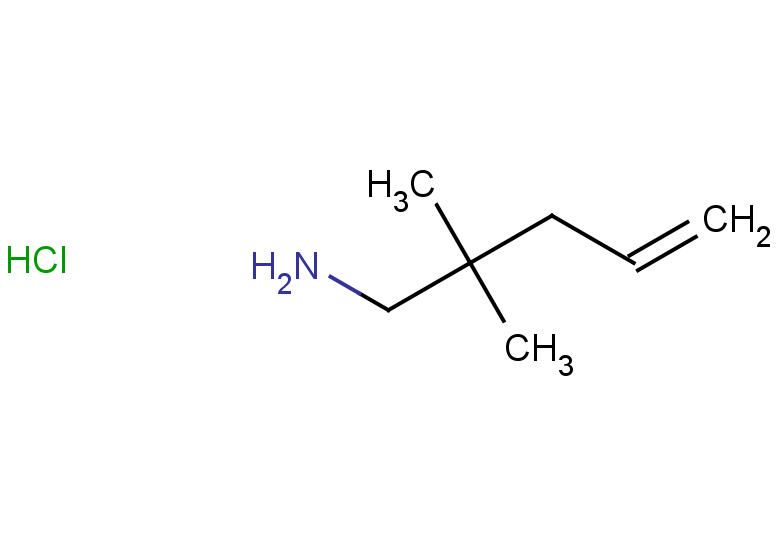 2,2-dimethylpent-4-en-1-amine hydrochloride