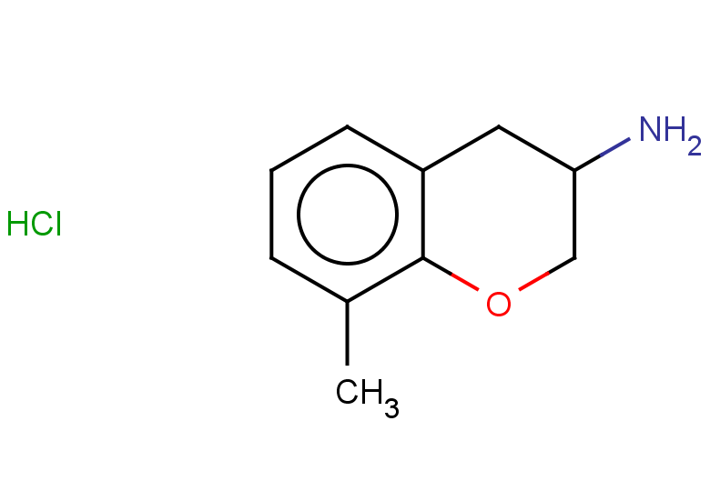 8-methyl-3,4-dihydro-2H-1-benzopyran-3-amine hydrochloride