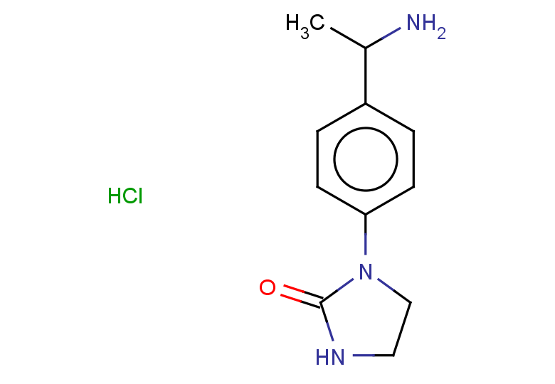1-[4-(1-aminoethyl)phenyl]imidazolidin-2-one hydrochloride