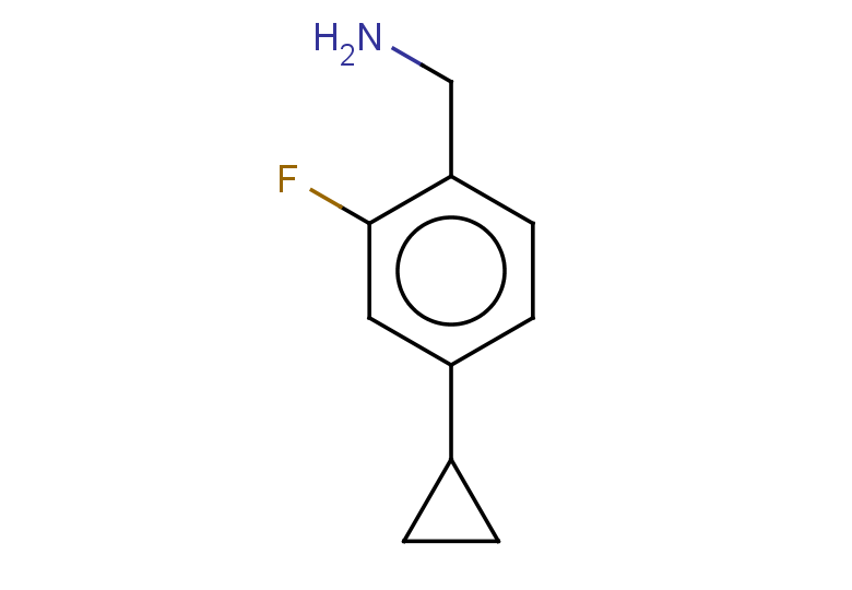 (4-cyclopropyl-2-fluorophenyl)methanamine