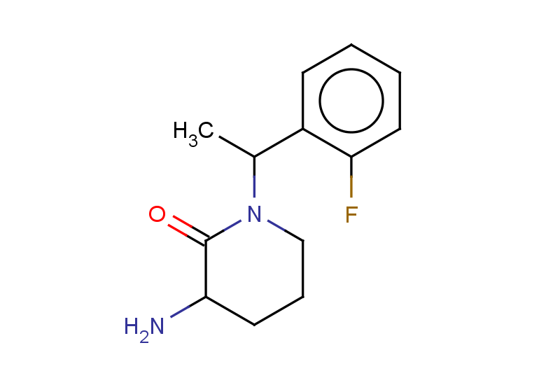3-amino-1-[1-(2-fluorophenyl)ethyl]piperidin-2-one