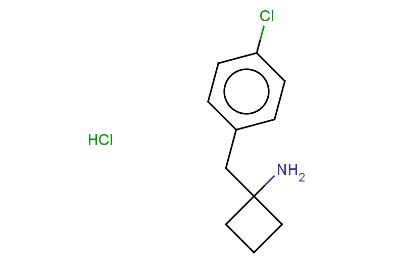 1-[(4-chlorophenyl)methyl]cyclobutan-1-amine hydrochloride