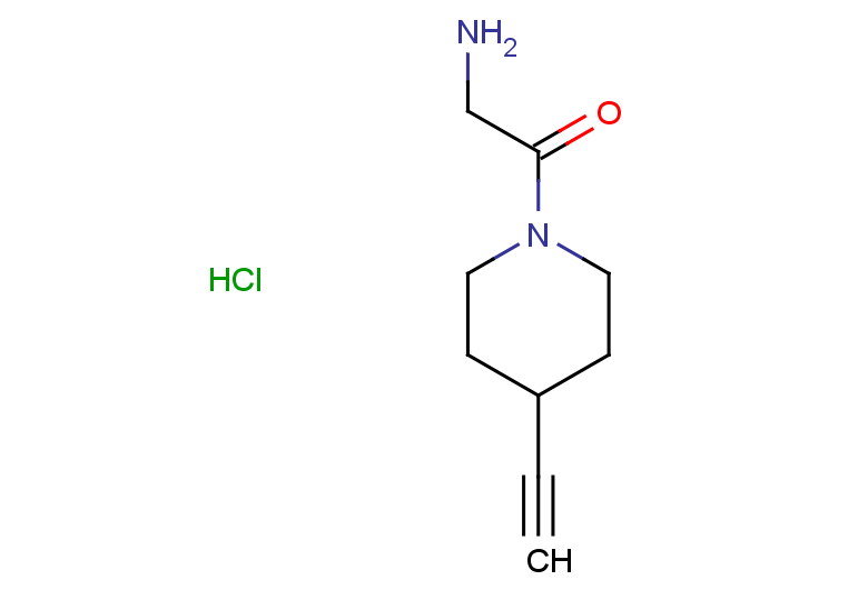 2-amino-1-(4-ethynylpiperidin-1-yl)ethan-1-one hydrochloride