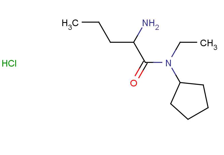 2-amino-N-cyclopentyl-N-ethylpentanamide hydrochloride