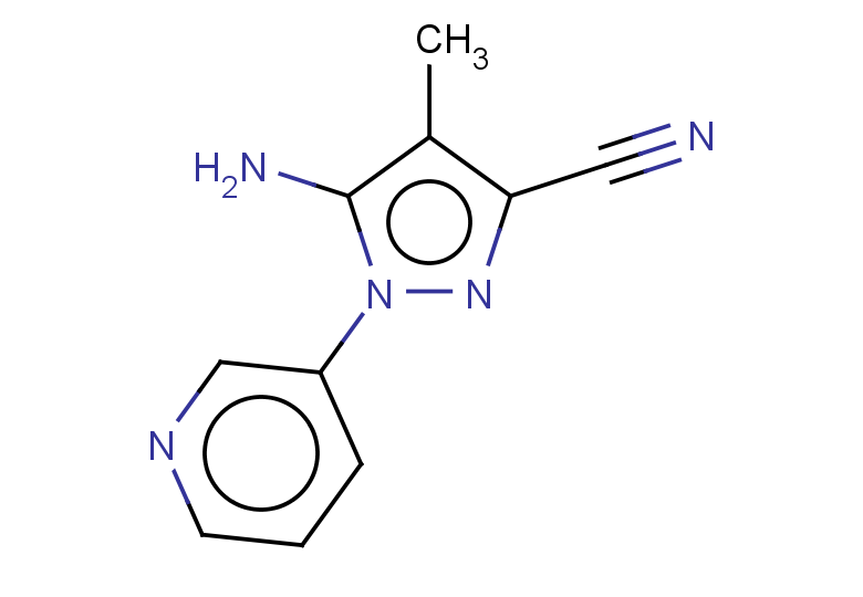 5-amino-4-methyl-1-(pyridin-3-yl)-1H-pyrazole-3-carbonitrile