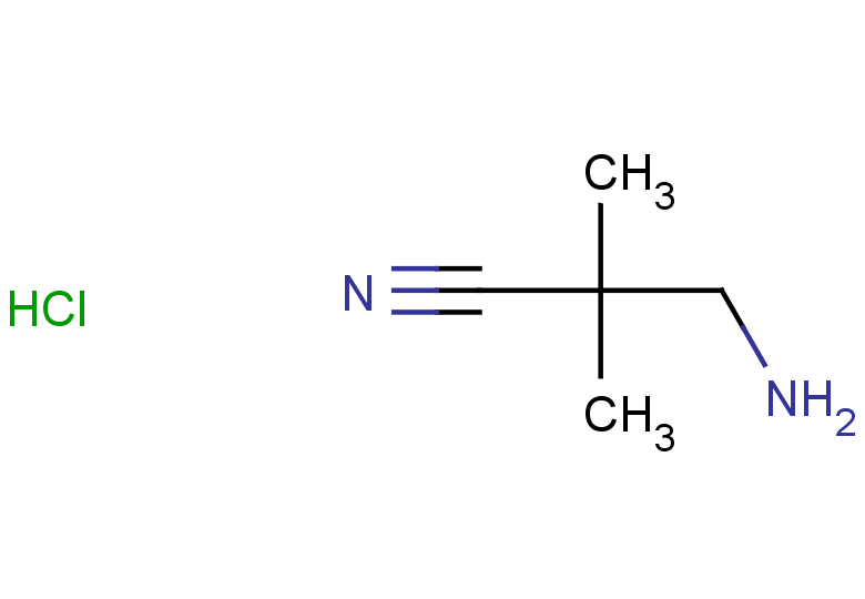 3-amino-2,2-dimethylpropanenitrile hydrochloride