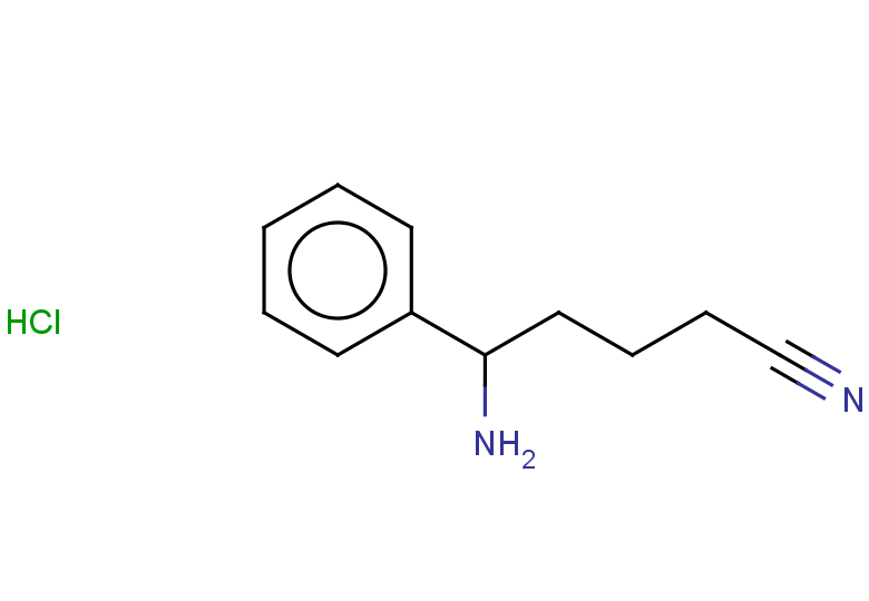 5-amino-5-phenylpentanenitrile hydrochloride