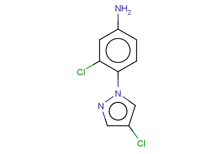 3-chloro-4-(4-chloro-1H-pyrazol-1-yl)aniline