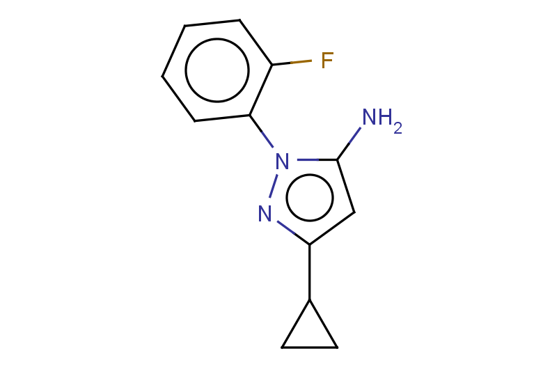 3-cyclopropyl-1-(2-fluorophenyl)-1H-pyrazol-5-amine